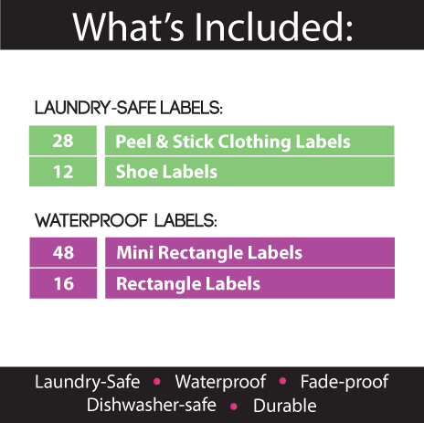Circle Clothing Labels - LeeLee Labels
